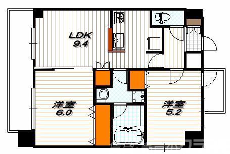 プレサンス京都駅前千都の間取り