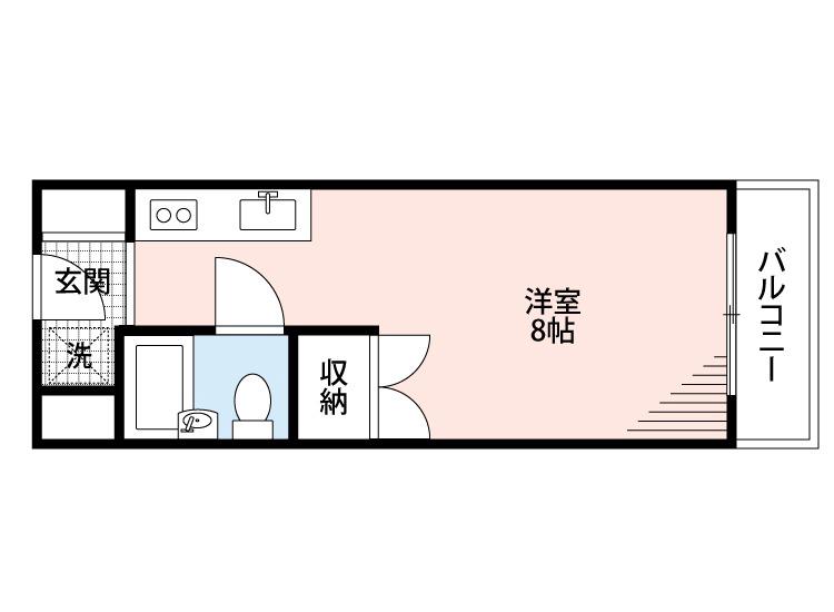 蔵垣内の完工年月(1986年3月)築の賃貸マンションの間取り