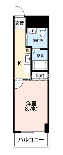 ZERO千代崎の間取り