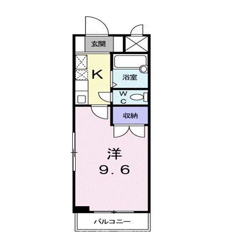 タウンルームキシの間取り