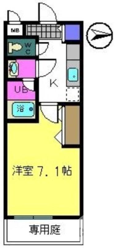 百舌鳥赤畑町の完工年月(2006年8月)築の賃貸アパートの間取り