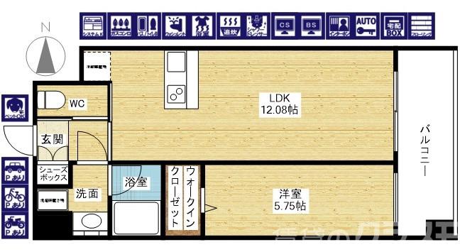 プレジオ東三国の間取り