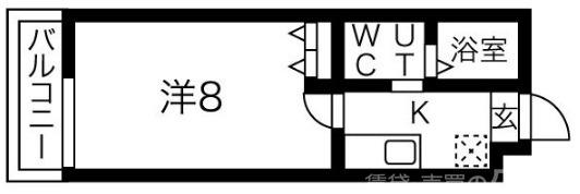 フォルビート五条の間取り