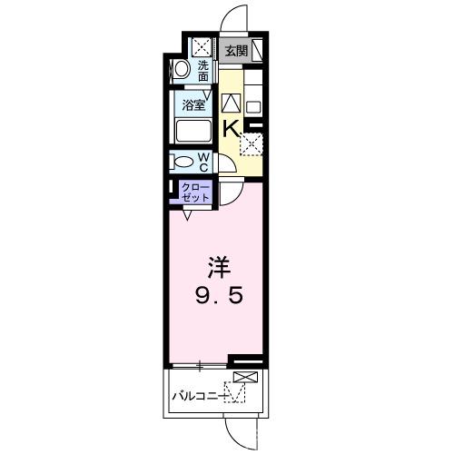 アビタシオン吉祥院の間取り