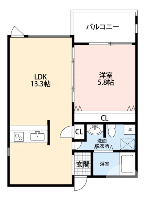 金岡町の完工年月(2008年3月)築の賃貸マンションの間取り