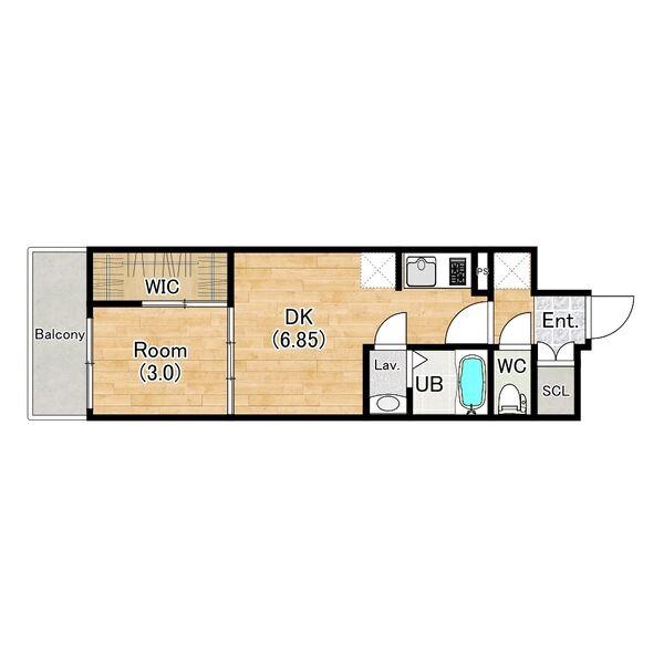 シエーナグランデ四条烏丸 の間取り
