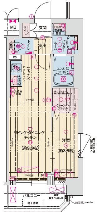 ソルテラス京都JUJO華の間取り