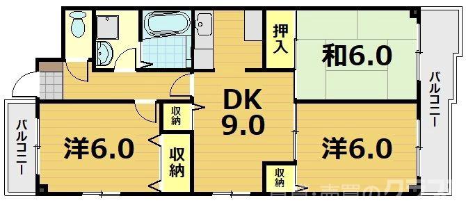 HITOMI BLDG.綾小路からすまの間取り