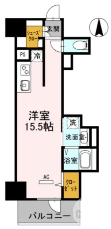 北花田口町の完工年月(2017年10月)築の賃貸マンションの間取り
