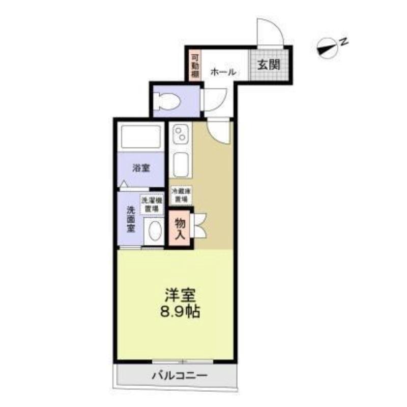 海山町の完工年月(2017年3月)築の賃貸アパートの間取り