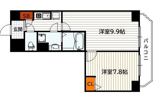 SWISS京都堀川WESTの間取り