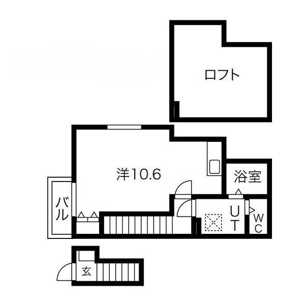 土師町の完工年月(2018年2月)築の賃貸アパートの間取り