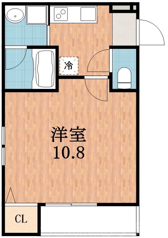 長吉長原の完工年月(2016年1月)築の賃貸アパートの間取り