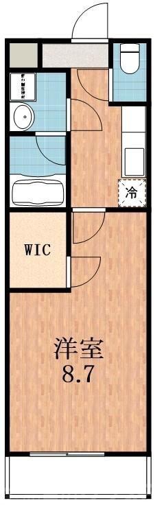 杉本の完工年月(2011年12月)築の賃貸アパートの間取り