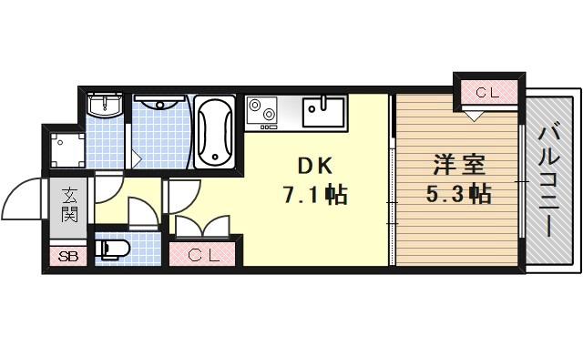 アクール吉祥院の間取り