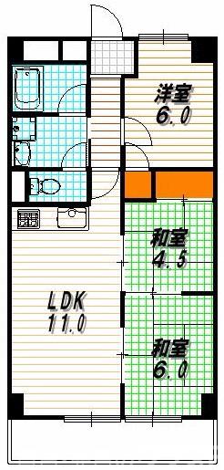 第3洛西ハイツの間取り