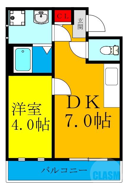 瑞光の完工年月(1986年3月)築の賃貸マンションの間取り