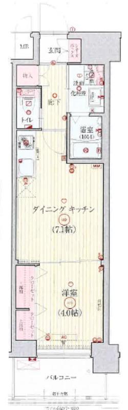 ベラジオ雅び烏丸十条の間取り