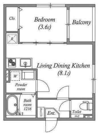 ブリエスポワールの間取り