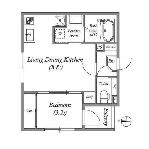 ブリエスポワールの間取り
