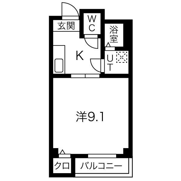 千里山東の完工年月(2002年3月)築の賃貸マンションの間取り