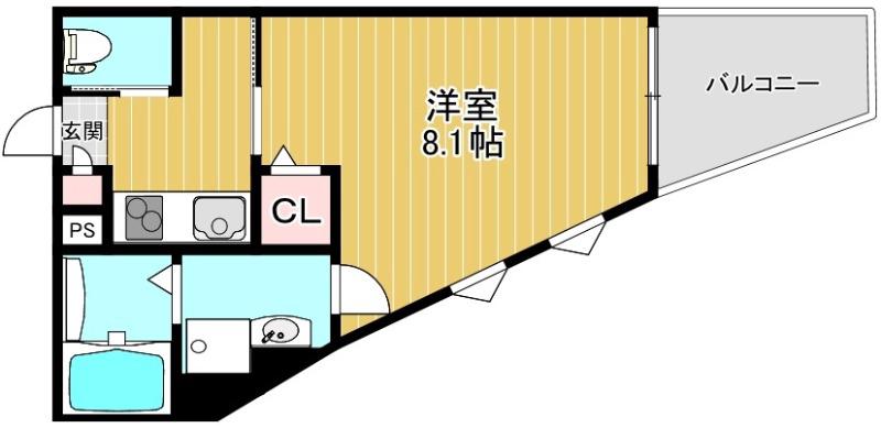 楠町の完工年月(2025年3月)築の賃貸アパートの間取り