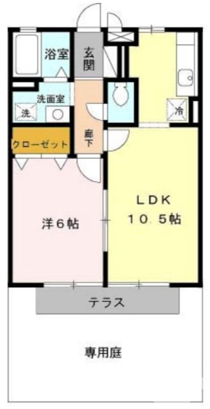 深井東町の完工年月(2003年3月)築の賃貸アパートの間取り