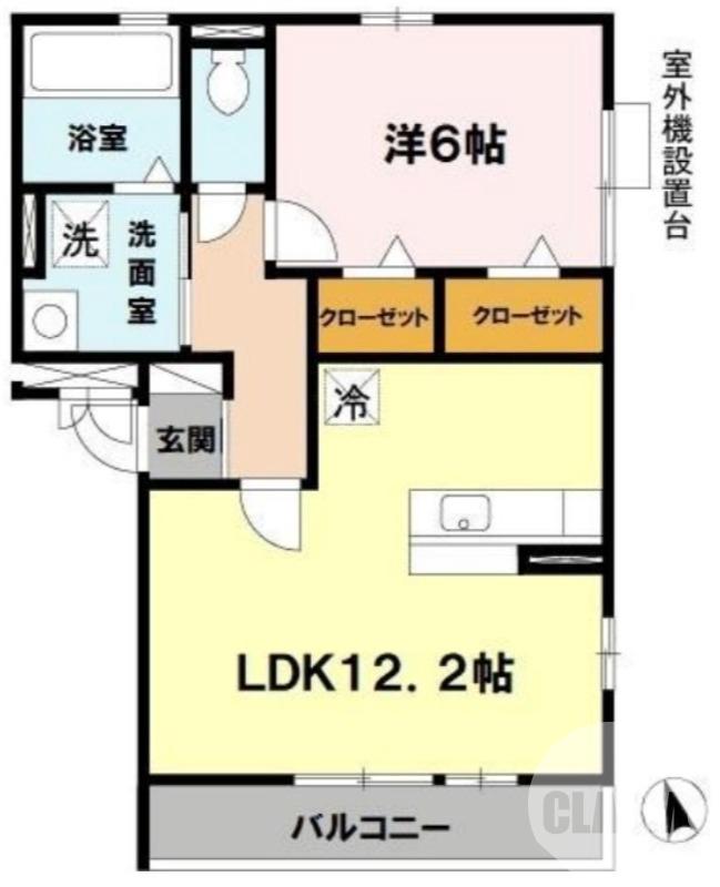 浜寺諏訪森町西の完工年月(2008年3月)築の賃貸アパートの間取り