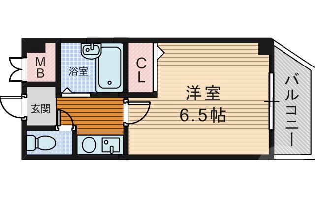 瑞光の完工年月(1996年2月)築の賃貸マンションの間取り