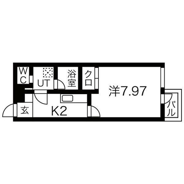 プレジール御所東の間取り