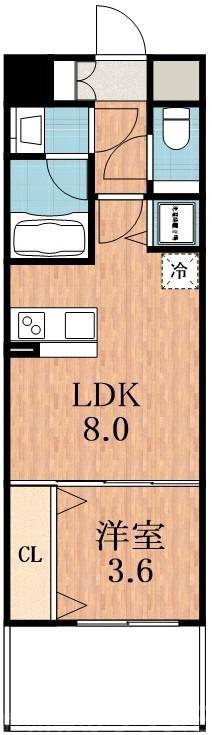 パラゴン宮町の間取り