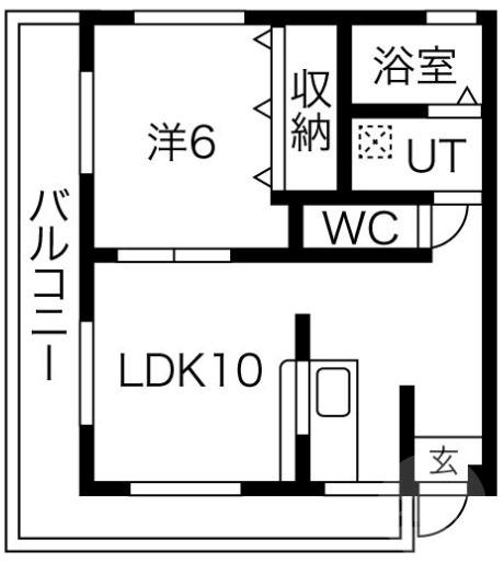 豊里の完工年月(1978年4月)築の賃貸マンションの間取り