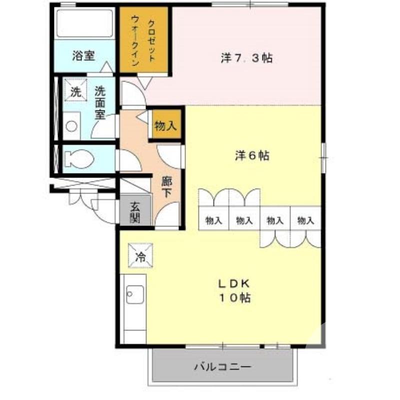 東三国ヶ丘町の完工年月(2003年9月)築の賃貸アパートの間取り