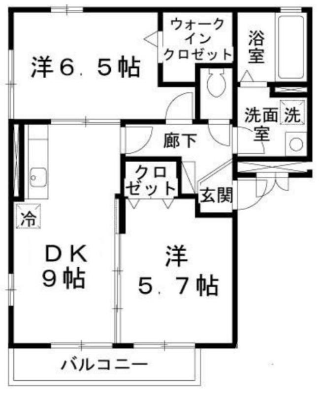 新金岡町の完工年月(2006年12月)築の賃貸アパートの間取り