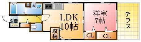 泉が丘1丁目ハイツの間取り