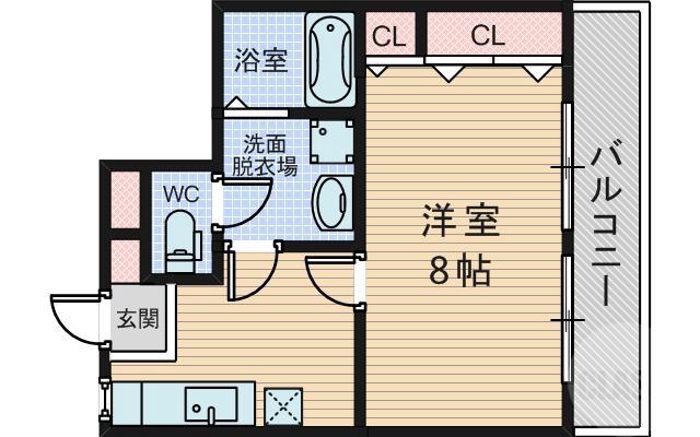 豊新の完工年月(1977年11月)築の賃貸マンションの間取り