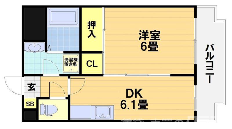 ヴィラージュKの間取り