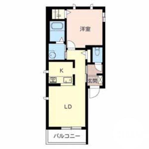 五月町の完工年月(2009年1月)築の賃貸マンションの間取り