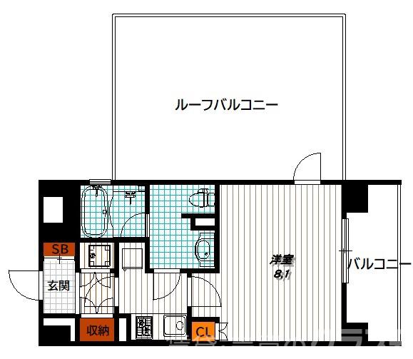 リーガル京都御所西Ⅱの間取り