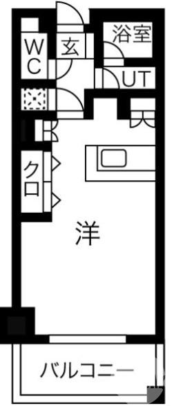 市之町東の完工年月(1999年1月)築の賃貸マンションの間取り