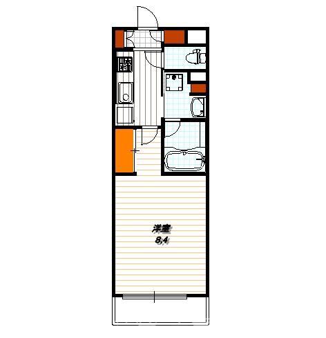 ベラジオ西陣聚楽Ⅱの間取り