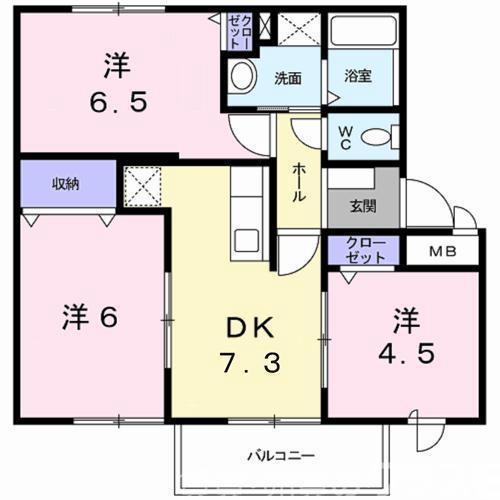 リーブラ・KOGAの間取り