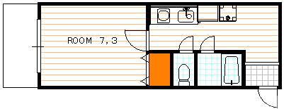 Amare亀乃子(アマーレ亀乃子)の間取り