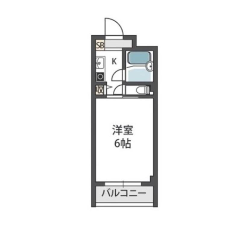 上新庄の完工年月(1994年1月)築の賃貸マンションの間取り