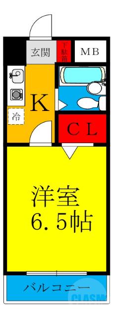 瑞光の完工年月(1990年7月)築の賃貸マンションの間取り