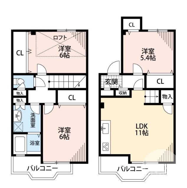 三宝町の完工年月(2010年12月)築の賃貸マンションの間取り