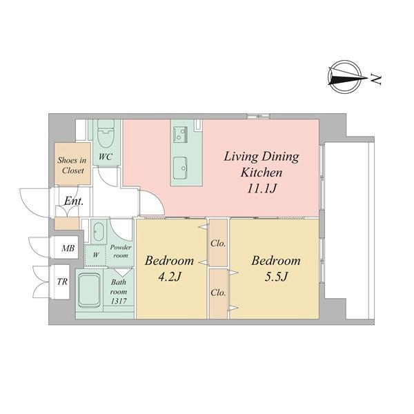 LiveCasa千本今出川の間取り