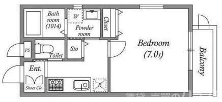 GRAND CASA TENJINGAWAの間取り