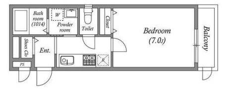 GRAND CASA TENJINGAWAの間取り