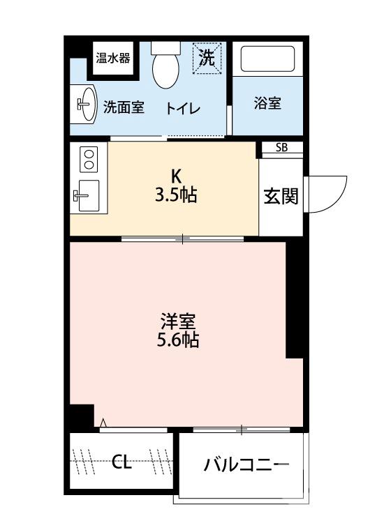 新家町の完工年月(2014年9月)築の賃貸マンションの間取り